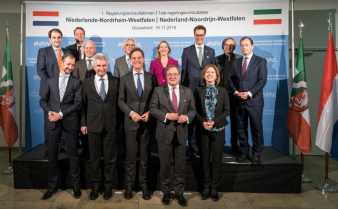 Eerste grensconferentie tussen Nordrhein-Westfalen en Nederland 