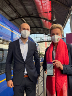 NRW Verkehrsministerin stellt euregionales e-ticketing vor